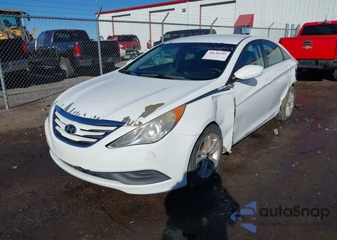 2014 Hyundai Sonata Gls from USA, damaged, VIN 5NPEB4AC8EH907332